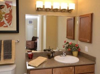 Medicine cabinet in each bathroom